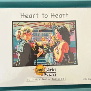 Sunlit Studio Puzzles "Heart‎ to Heart" 1,000 pieces
